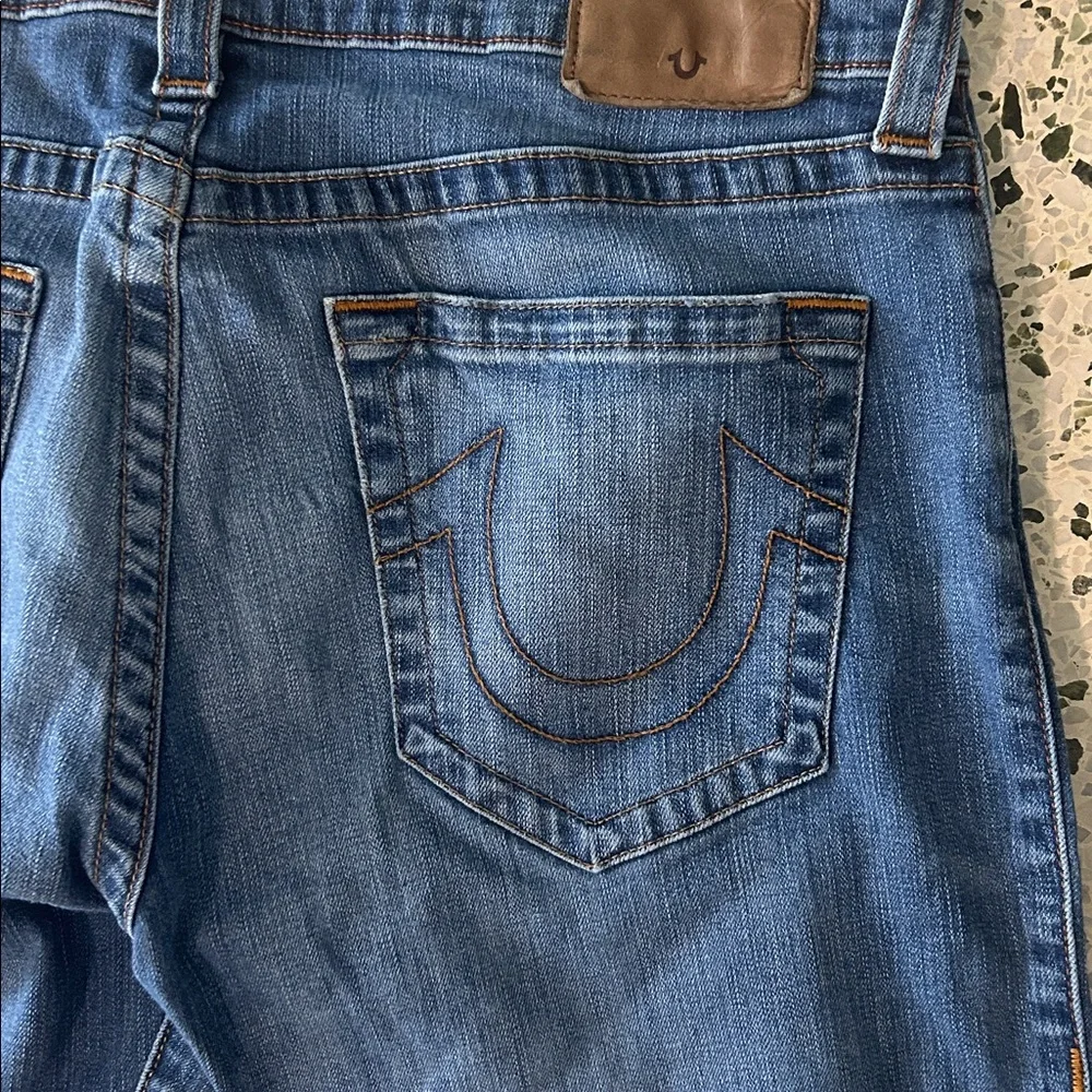 True Religion Men's Blue Jeans 34x32